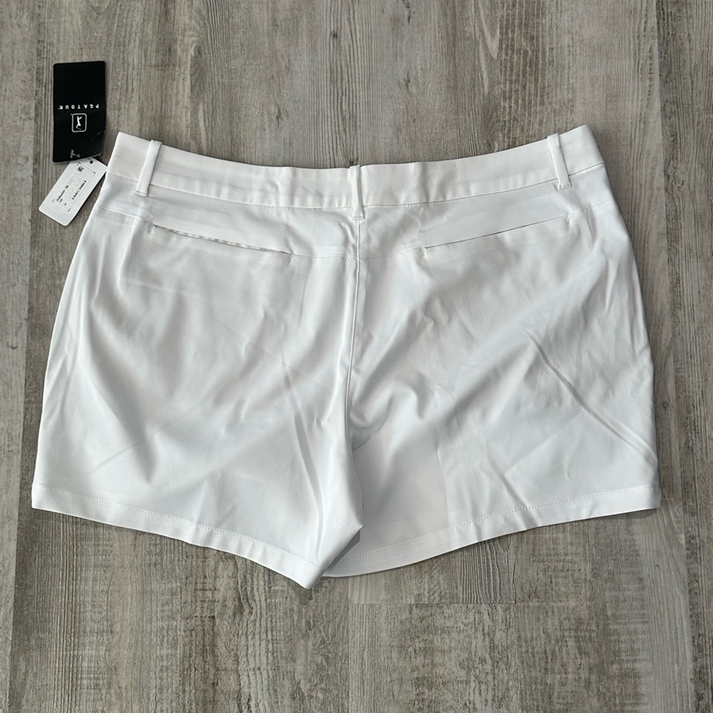PGA TOUR Womens Shorts ~ 4” inseam ~ White - Picture 2 of 4